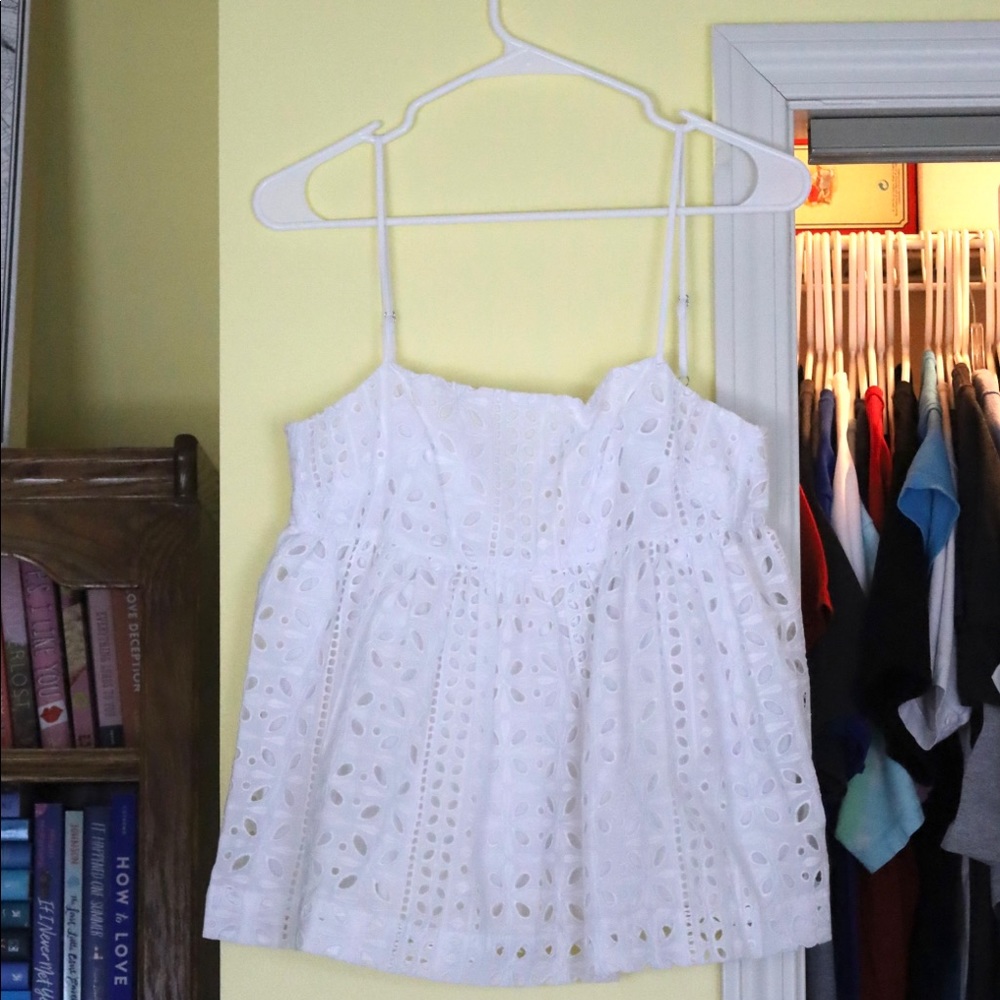 J.Crew Eyelet Camisole Top